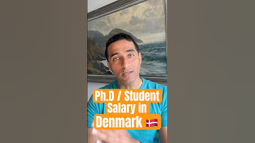 Ph.D/Student salary in Denmark🇩🇰 #travel #traveling #travelling #denmark #job #jobs #student