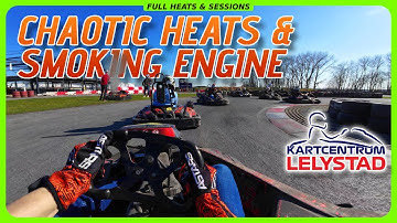 Karting Action at Lelystad with Live Telemetry Data