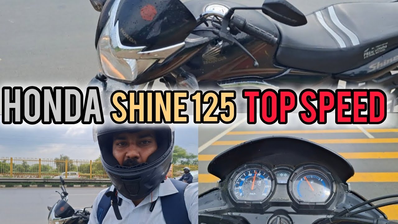Honda Shine 125 TOP SPEED Bs7 🤯2025