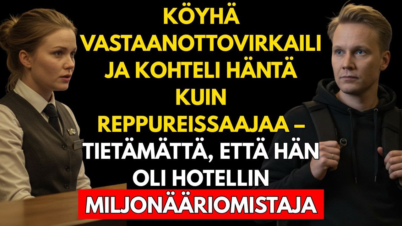 Köyhä vastaanottovirkailija luuli häntä reppureissaajaksi – mutta hän olikin hotellin omistaja