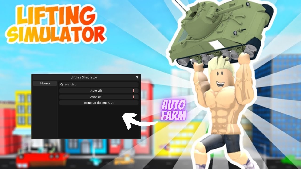 ROBLOX Lifting Simulator AUTO FARM WORKING YouTube 