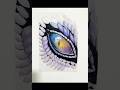 Realistic Dragon Eye Drawing