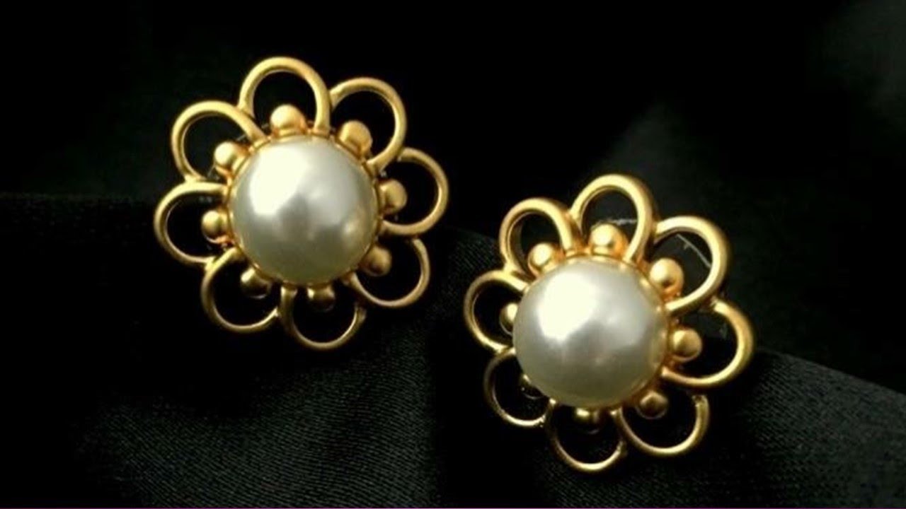 Buy Helmi CZ Pearl Stud Earrings | Tarinika - Tarinika India