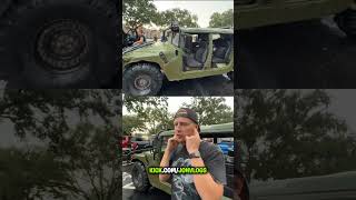 Olha essa Hummer que o Jonvlogs vai usar no pântano 😳🚙🐊