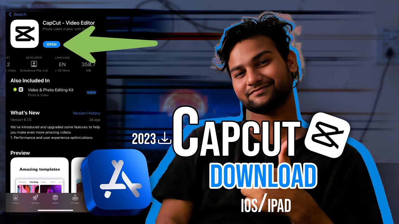Cap Cut Ios Capcut download in IOS Tutorial || How to download capcut || - YouTube