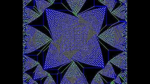 Stochastic sandpile identity dynamics induced by H2a=ij on a 255x255 square