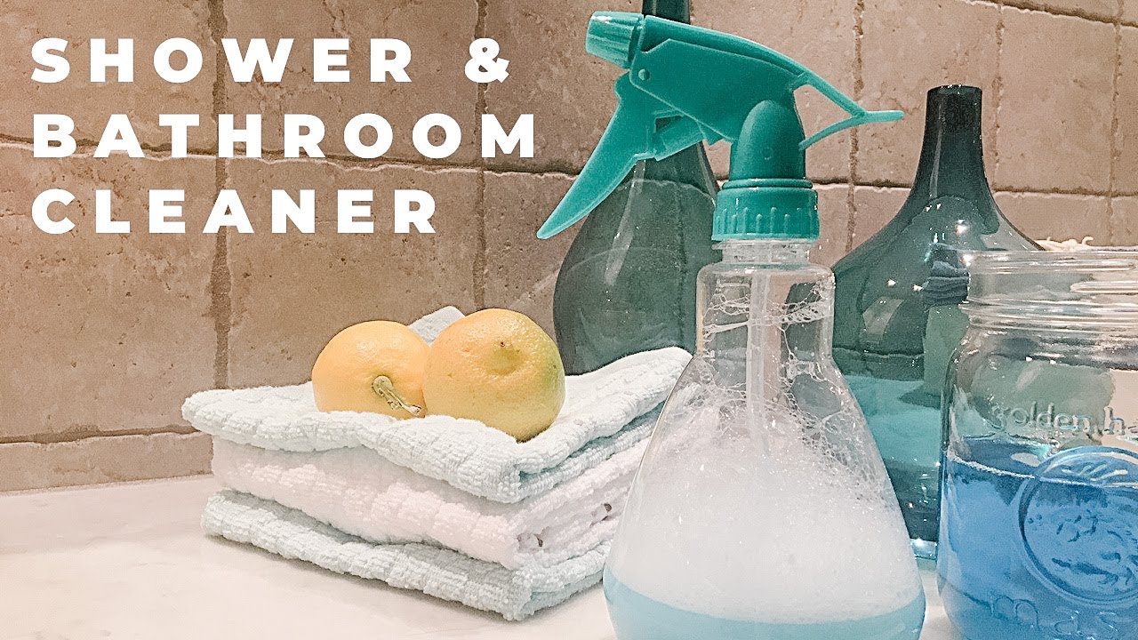 The Best DIY Shower Bathroom Cleaner using DAWN DISH SOAP & PURE WHITE ...