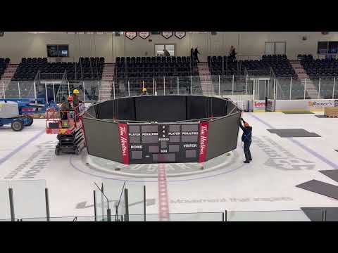 Score Board Coming Down at CCC January 8, 2024