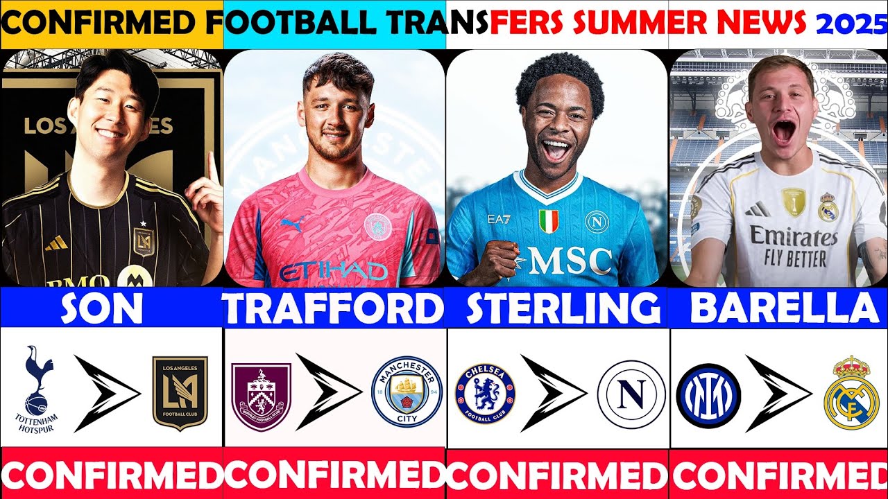 Recent Transfers 🚨THE LATEST CONFIRMED TRANSFER NEWS AND RUMOURS SUMMER TRANSFERS 2025 ...