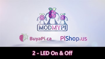 Raspberry Pi Workshop Kit Tutorials – 2 LED On & Off