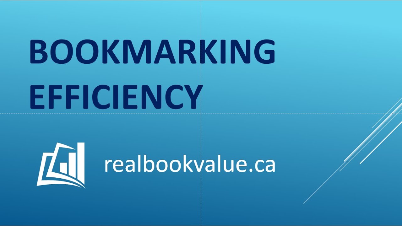 Bookmarking Efficiency
