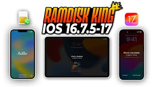 NEW RAMDISK KING 2024  UNLOCK iOS 16.7.5  17 || NEW PREMIUM TOOL✅