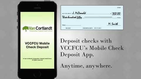 VCCFCU Mobile Check Deposit