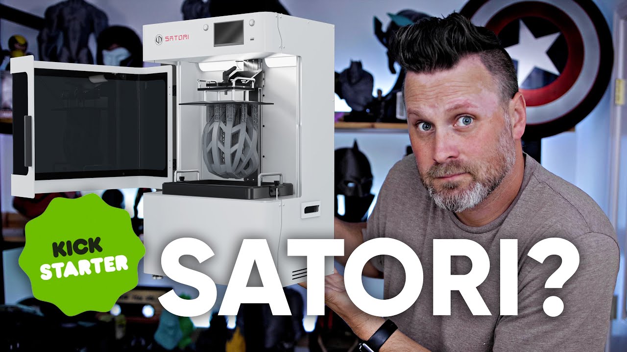 Modstand myg gentagelse Satori VL2800 Large Resin 3D Printer Kickstarter - YouTube