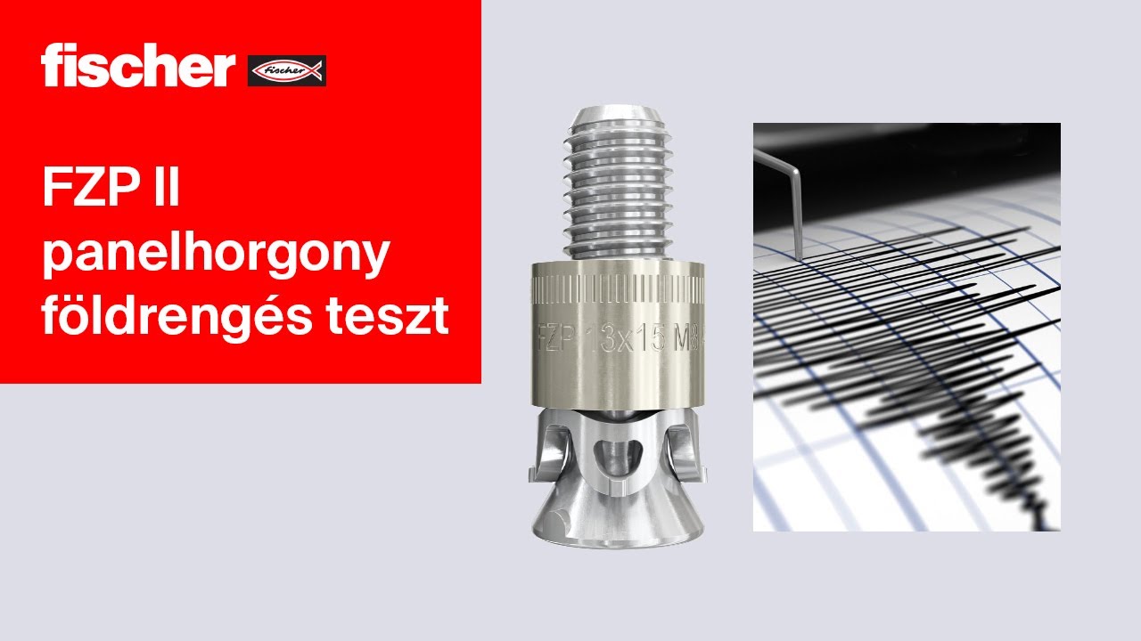 fischer FZP II Zykon-panelhorgony földrengés teszt