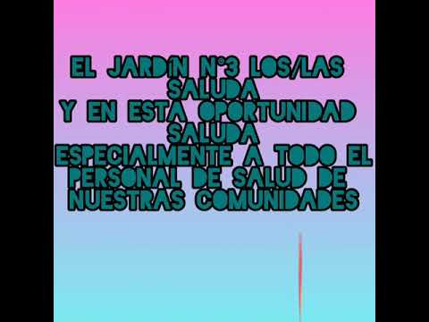 Niñas y niños del Jardín 3 le enviaron un mensaje al personal de salud de Cutral Co y Plaza Huincul