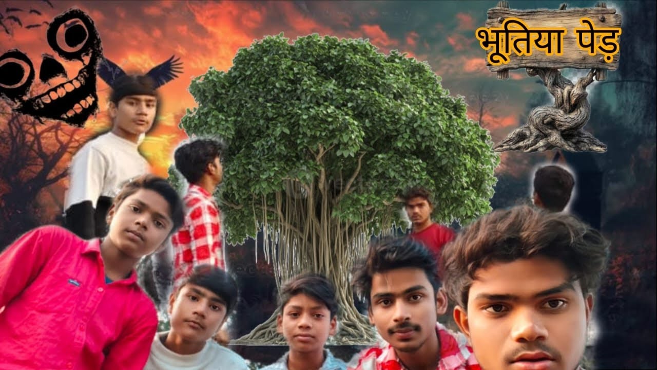 Haunted tree visit on my team😱😱