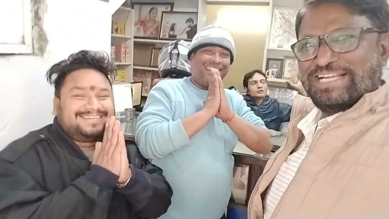 आज गए हम भाई बी एल तिवारी जी को मिलने तिगड़ी खानपुर।