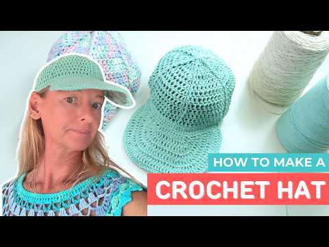 Crochet a DIY Summer Hat in Minutes with This Easy Pattern