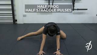 Half Frog Half Straddle Pulses