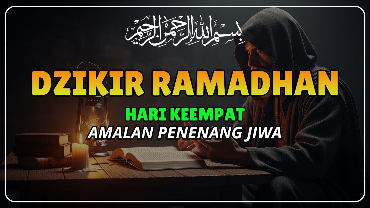 DZIKIR RAMADHAN HARI KE-4‼️ Murotal Penenang Jiwa, Pembuka Pintu Keberkahan