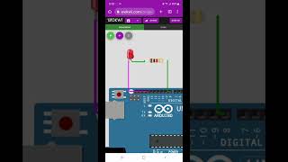 PROGRAMANDO CON ARDUINO DESDE WOKWI CON  CELULAR screenshot 4
