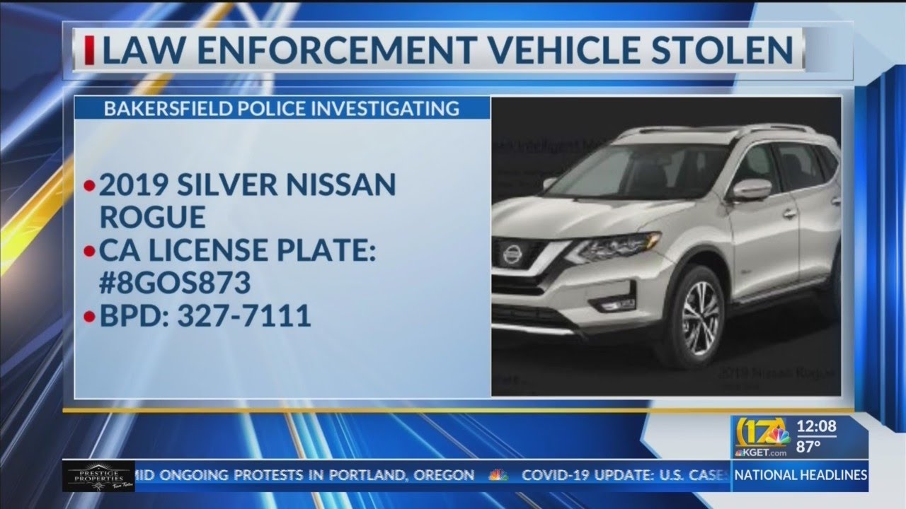 Bakersfield police investigating theft of unmarked vehicle driven by DA's office investigator