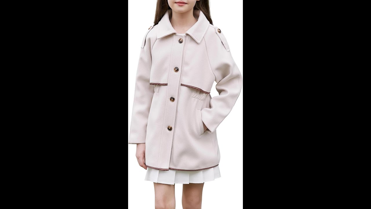Betusline Wool Dress Coat Kids Review - Pros & Cons - Betusline Girls Wool Dress Coat Kids Fall