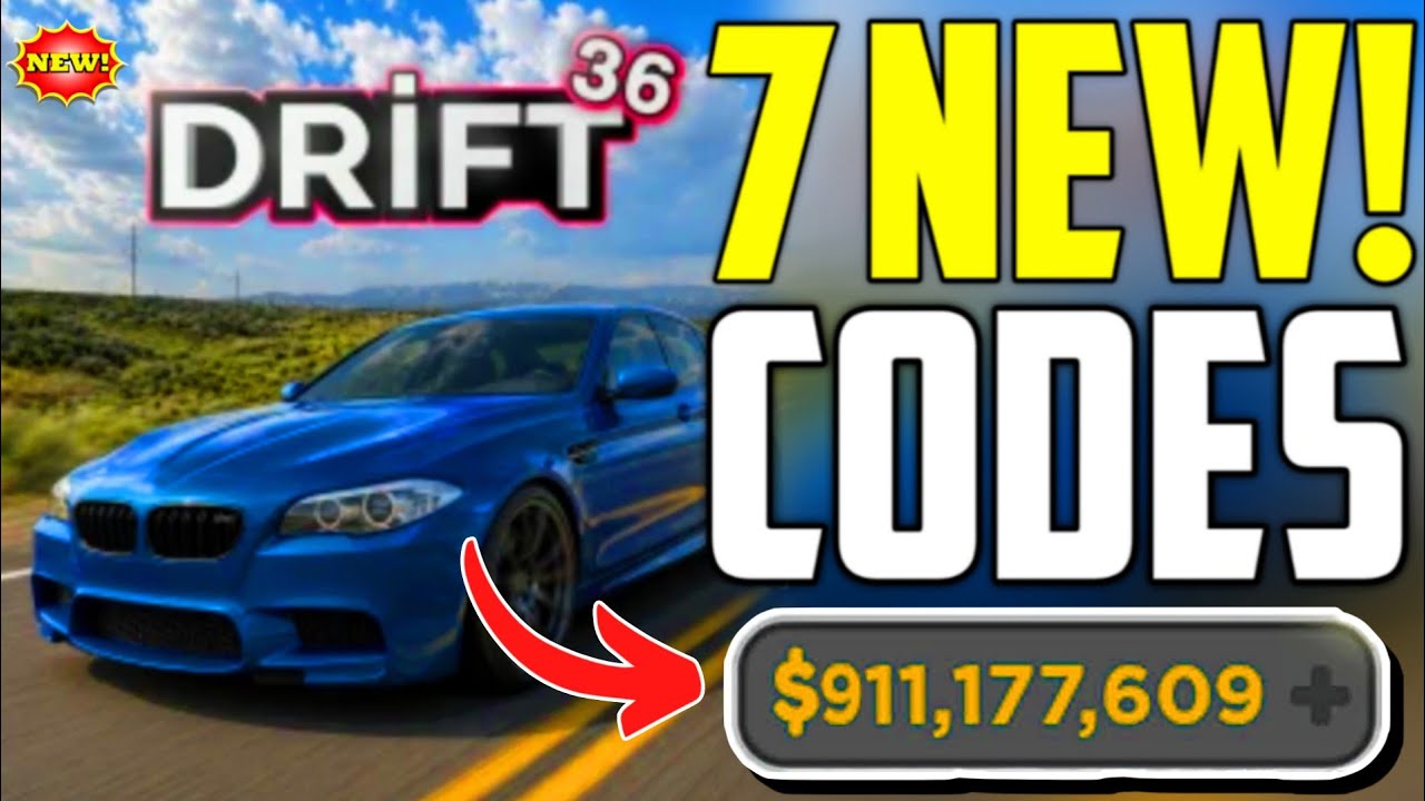 ⚠️NEW [UPD!] CODES⚠️DRIFT 36 ROBLOX CODES 2026 - CODES FOR DRIFT 36 ...