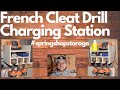 French Cleat Drill Charging Station #springshopstorage