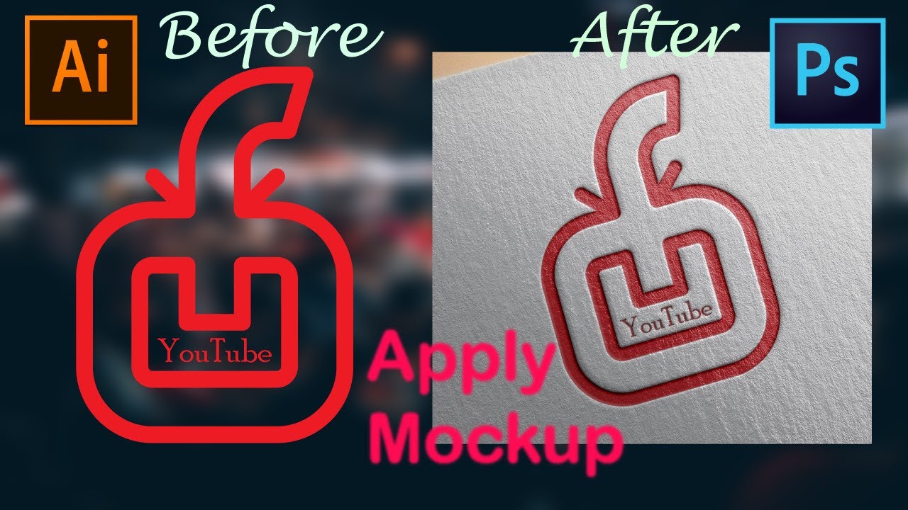 Download How to add a mock up file for your logo | Adobe Illustrator |AI |English | Sinhala |Mock Up File ...