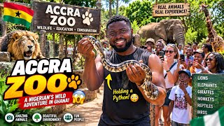 I Was NOT Ready for This! 😱🐍 A Nigerian Visits Accra Zoo in Ghana 🇬🇭