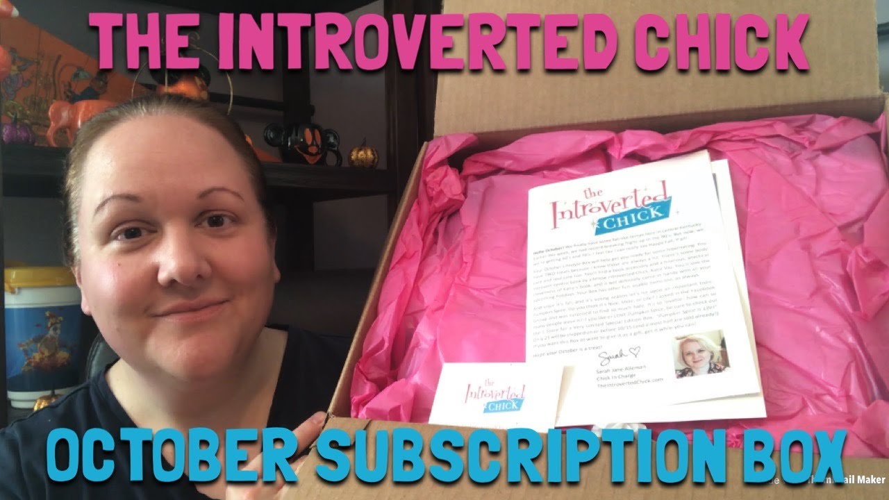 The Introverted Chick Subscription Box | October 2019 Unboxing & Review