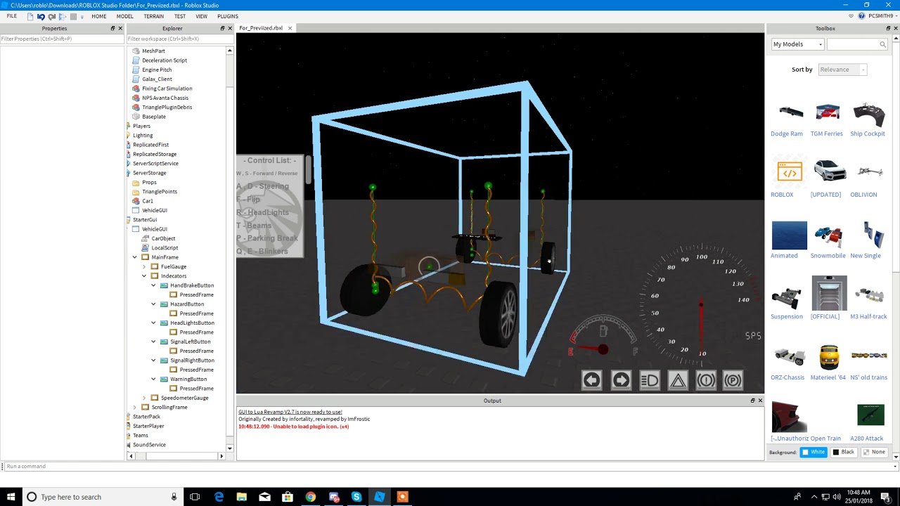 Roblox Studio Avanta Chassis Nps Alpha Preview 5 Youtube - roblox attacking nps
