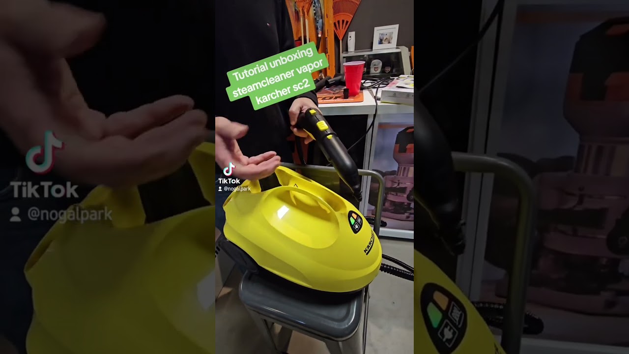 Karcher Sc2 Steam Cleaner Limpiadora a Vapor como Utilizarla Review  unboxing 