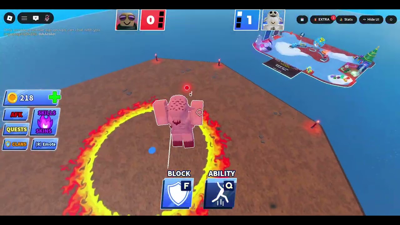 playing blade ball on my laptop HOPE YOU LIKE IT!!!