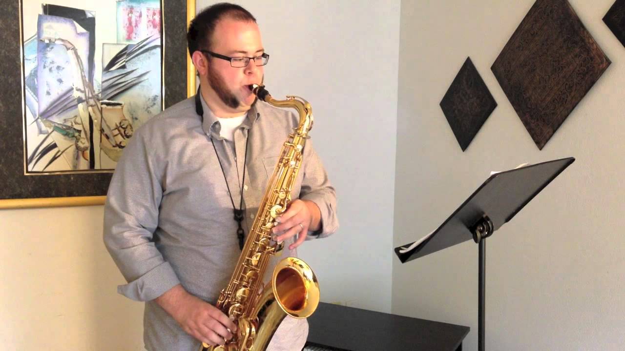 20132014 TMEA AllState Jazz Etude 3 (funk), tenor saxophone YouTube