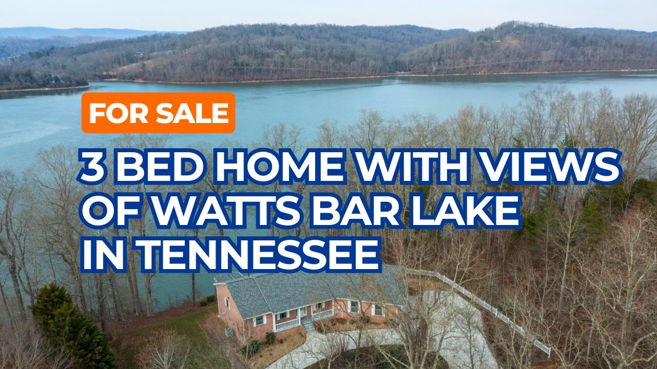 For Sale 3 Bed Home With Views of Watts Bar Lake in Kingston Tennessee