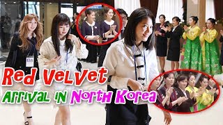 Red Velvet applauded by North Korean Staff when they arrived at Koryo Hotel Pyongyang | 레드벨벳 평양 고려호텔