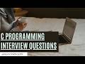 C Programming Interview Questions and Answers | Beginner to Advanced | Placement Preparation