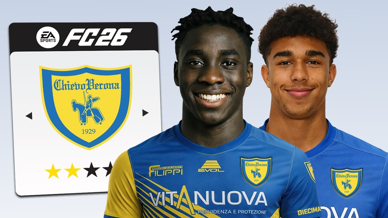 RICOSTRUISCO IL CHIEVO VERONA | DALLA SERIE D ALLA CHAMPIONS 💛💙