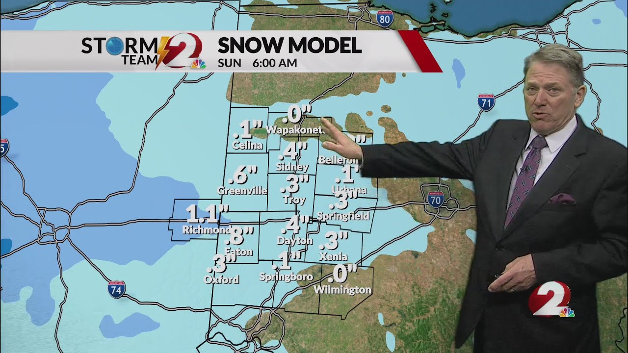 A Chilly Weekend with Accumulating Snow Possible Sunday Morning - YouTube