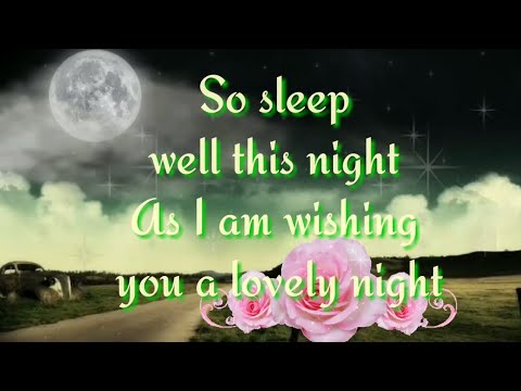 As I am wishing you a lovely night  good night wishes whatsapp video message