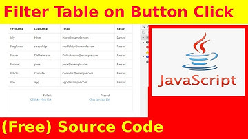 Ep78 - Onclick Button Filter Data in Table - Javascript Source Code