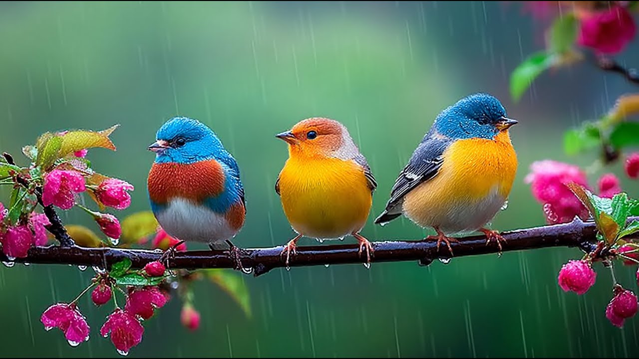 🌿 Bird Sounds and Relaxing Piano Music | Peaceful Nature Music for Sleep & Study