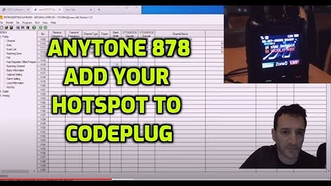Anytone 878 add my Openspot 3