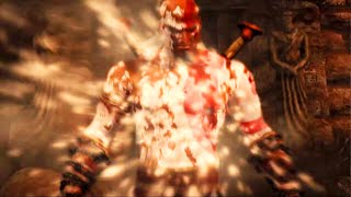 God of War - How Kratos became the Ghost of Sparta and got white skin (full cinematic) [HD]