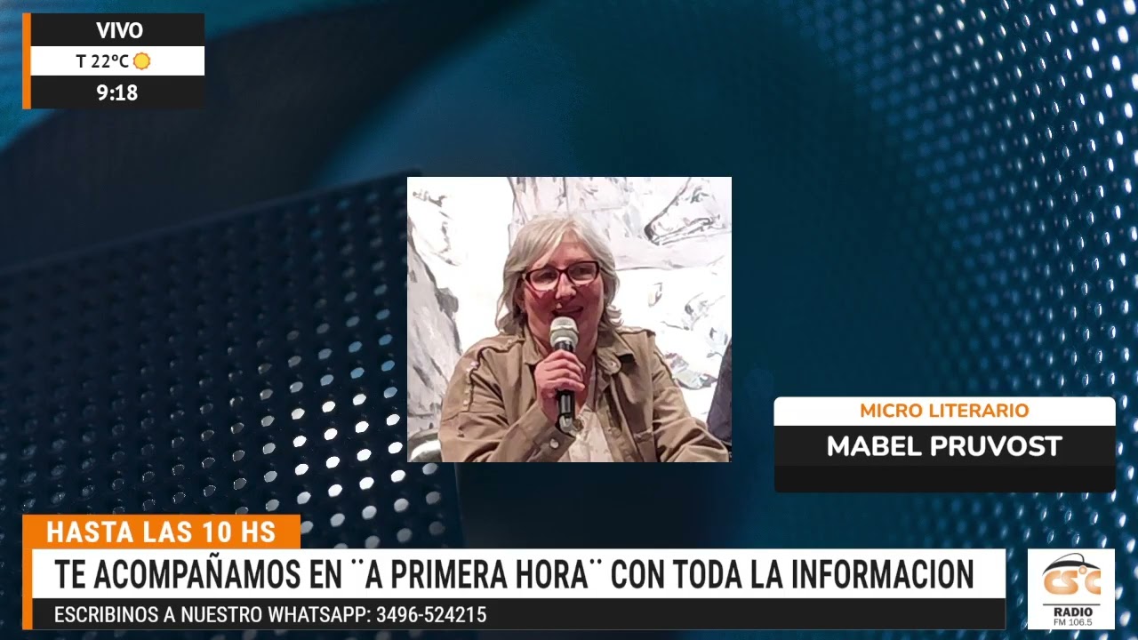 A PRIMERA HORA | MABEL PRUVOST | MICRO LITERARIO