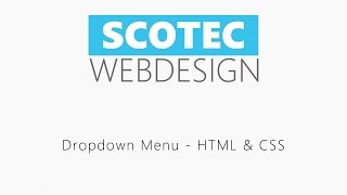 Dropdown Menu - HTML & CSS