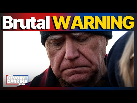 Thumbnail for Trump drops BRUTAL WARNING on Tim Walz as rioters burn Minneapolis